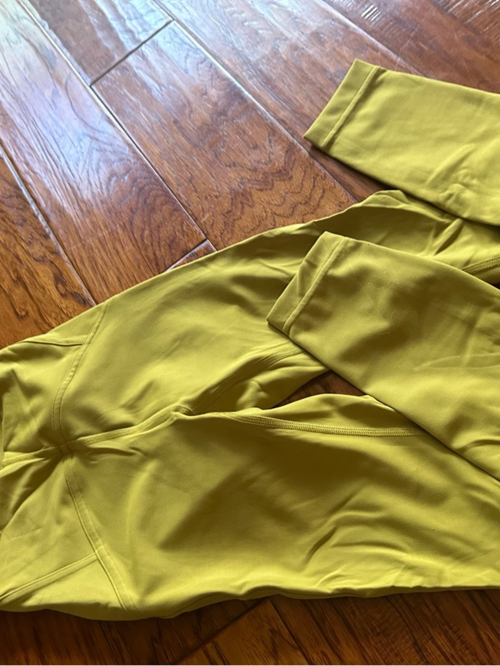 Lululemon Women's Mustard High-Waist Active Leggings